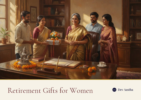 Best retirement gifts for women in India: silver-plated idols and farewell gift ideas