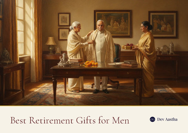 Best retirement gifts for men in India, silver-plated farewell idols and ideas by budget