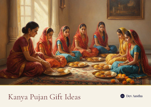Navratri Kanya Pujan scene, gift ideas for the Kanjak girls