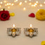 Lotus Diyas | Set of 2 Diyas |Silver Plated