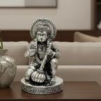 Lord Hanuman Silver-Plated Idol