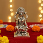Maa Lakshmi Silver-Plated Idol