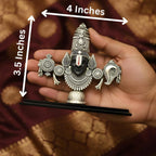 Balaji Idol – Lord Venkateswara Silver-Plated