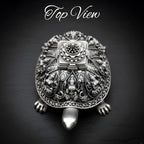 Ashta Lakshmi Tortoise Idol 999 Silver-Plated