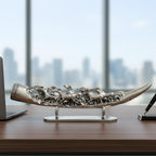 7 Running Horses Silver-Plated