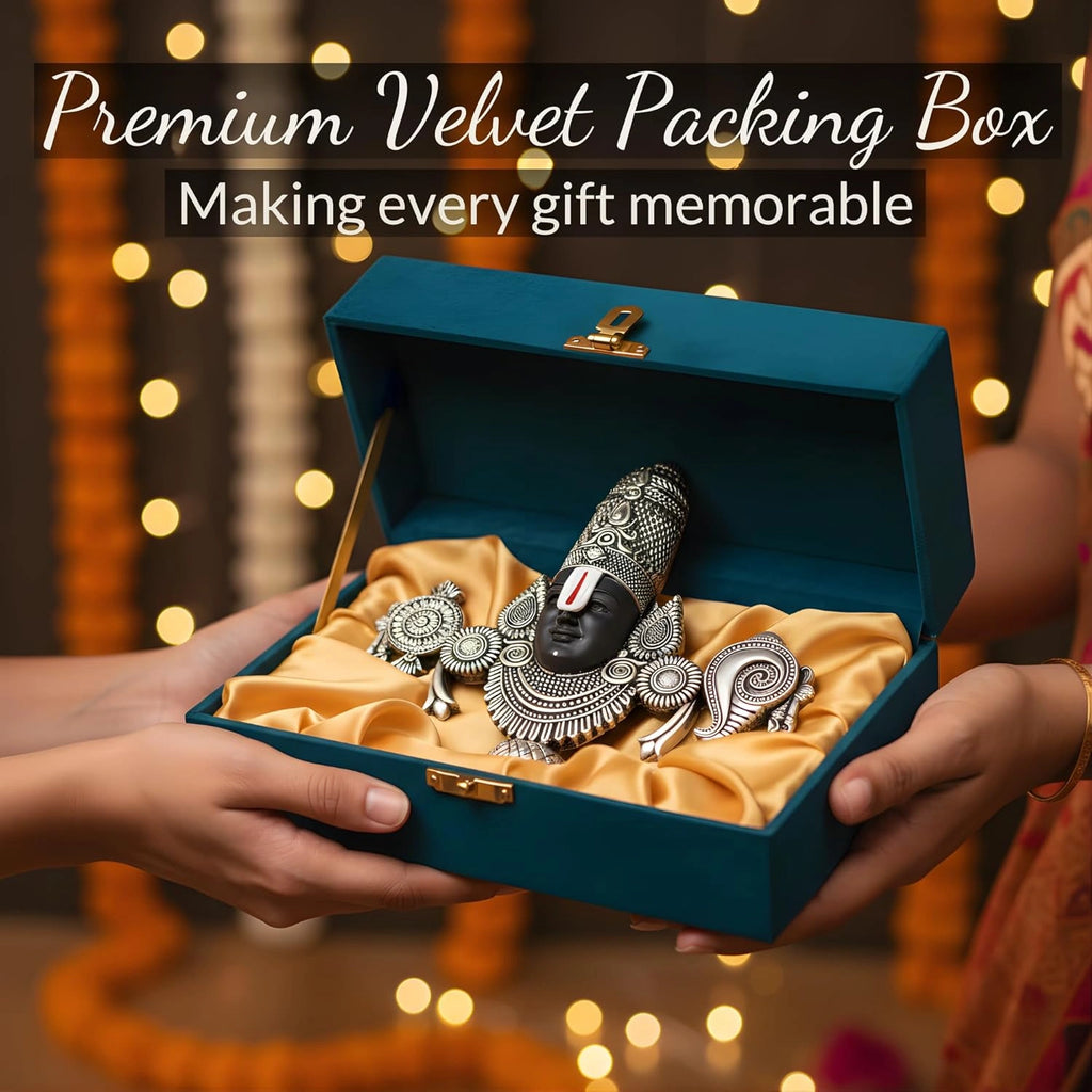 Balaji Idol – Lord Venkateswara Silver-Plated