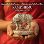 Kamdhenu Cow Silver Plated Idol