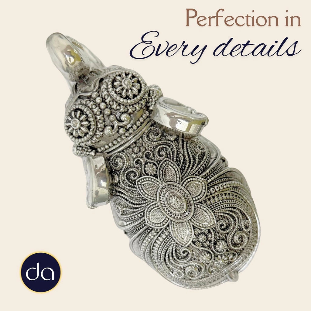 Elephant Murti Set Silver Plated