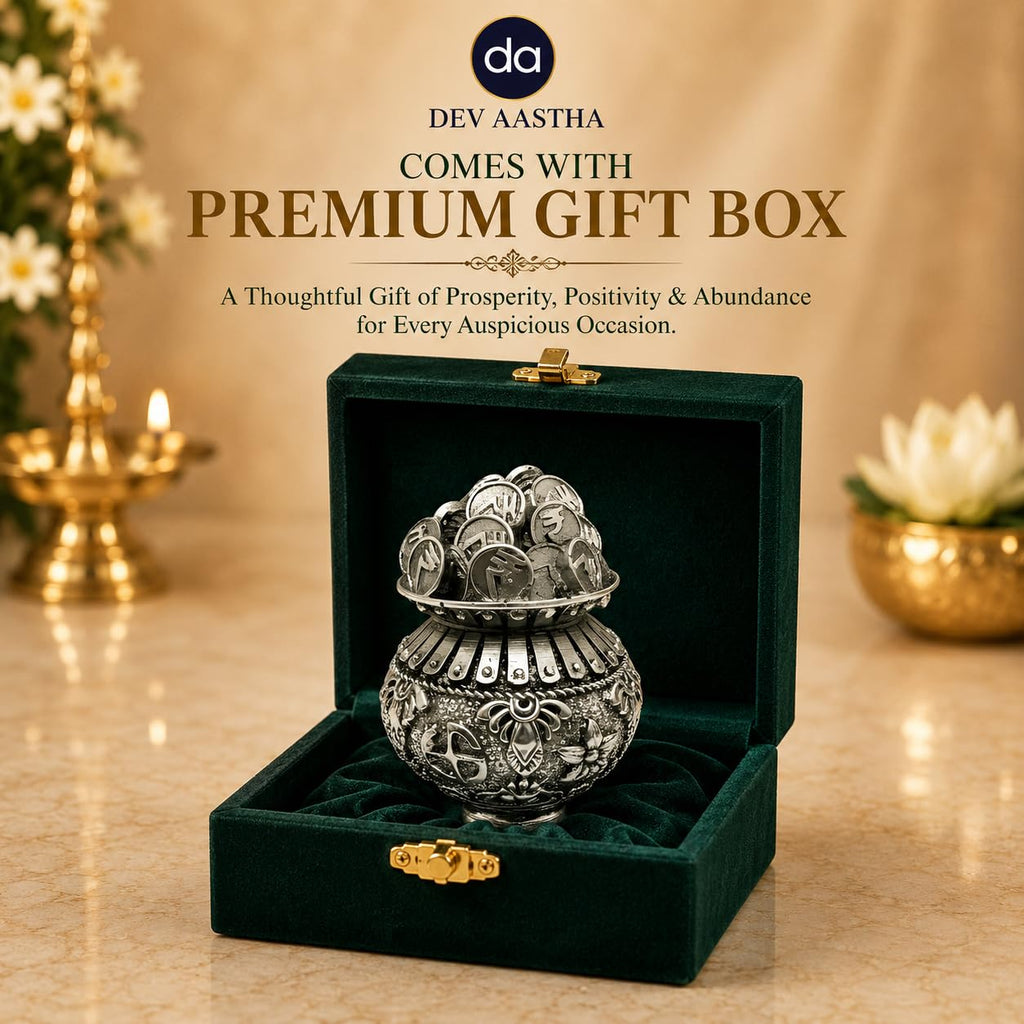Silver Plated Kalash Khazana | 2.5 Inch