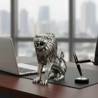 Majestic Lion Silver-Plated