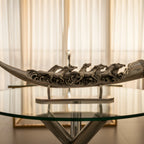 7 Running Horses Silver-Plated