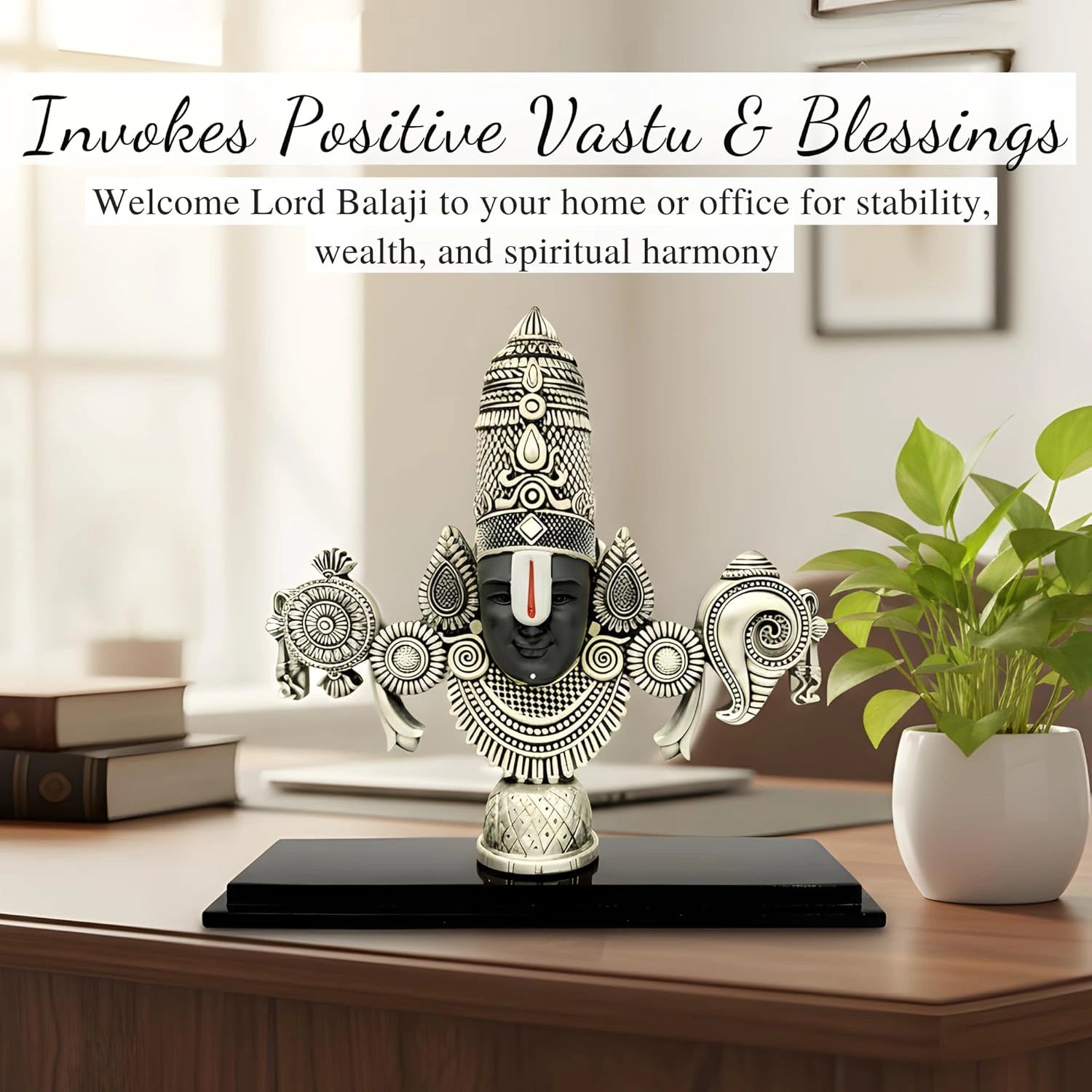 Balaji Idol – Lord Venkateswara Silver-Plated