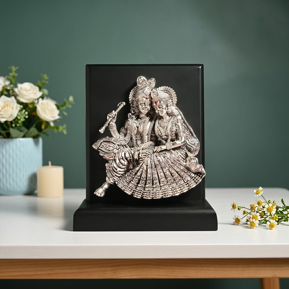 Dev Aastha Radha Krishna with cow idol in premium packaging