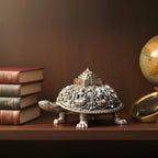 Ashta Lakshmi Tortoise Idol 999 Silver-Plated