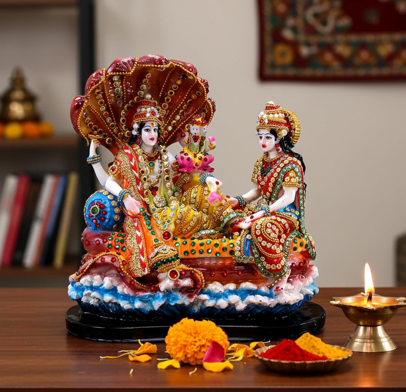 Dev Aastha Vitthal Rukmini idol in premium gift packaging
