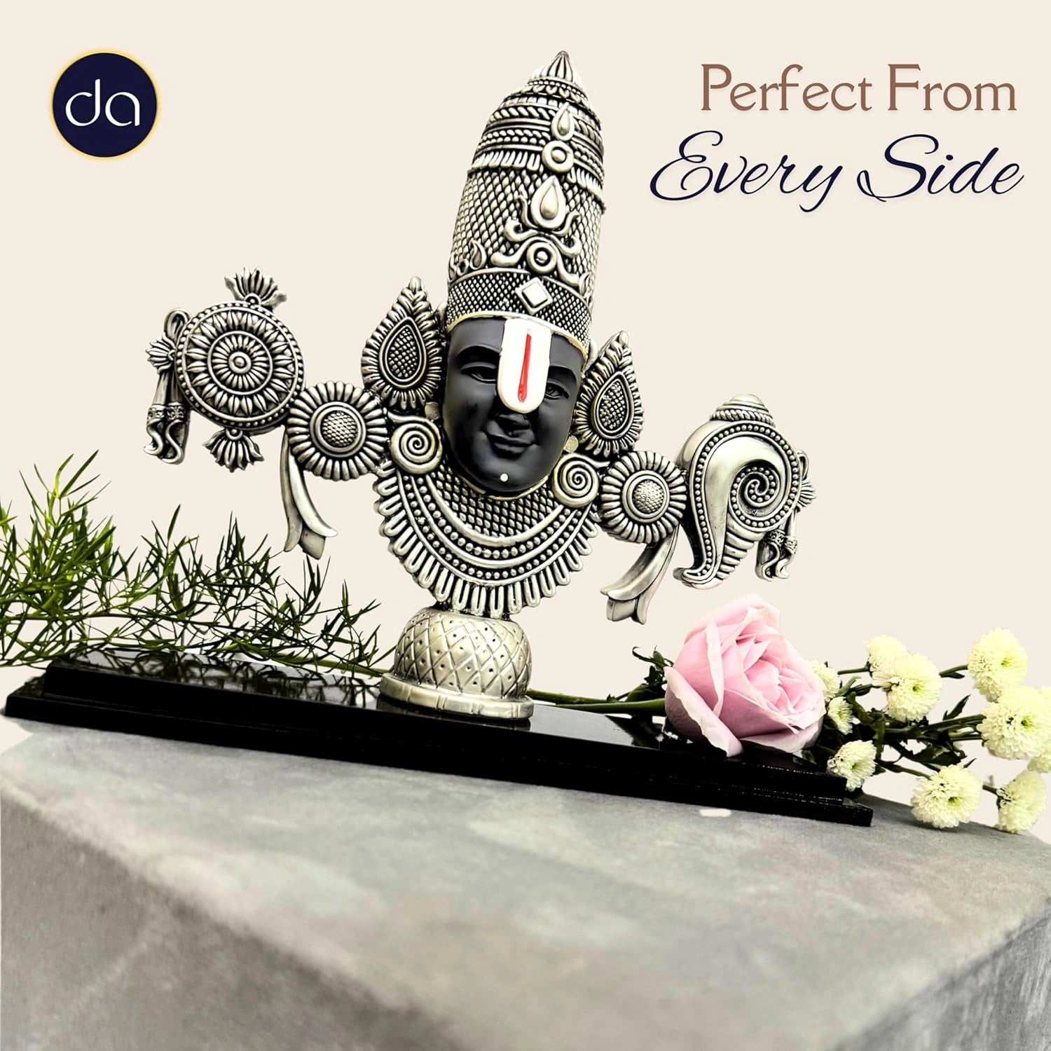 Balaji Idol – Lord Venkateswara Silver-Plated