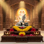 Laddu Gopal 999 Silver-Plated Small Idol