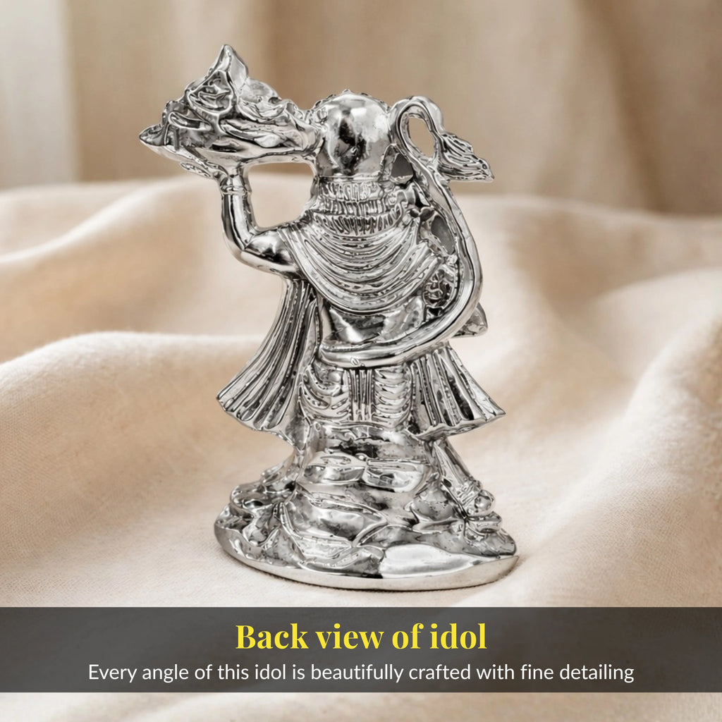 Standing Hanuman Silver-Plated Idol | Standard (5.5")