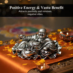 Laughing Buddha Silver-Plated Idol | Standard (4")