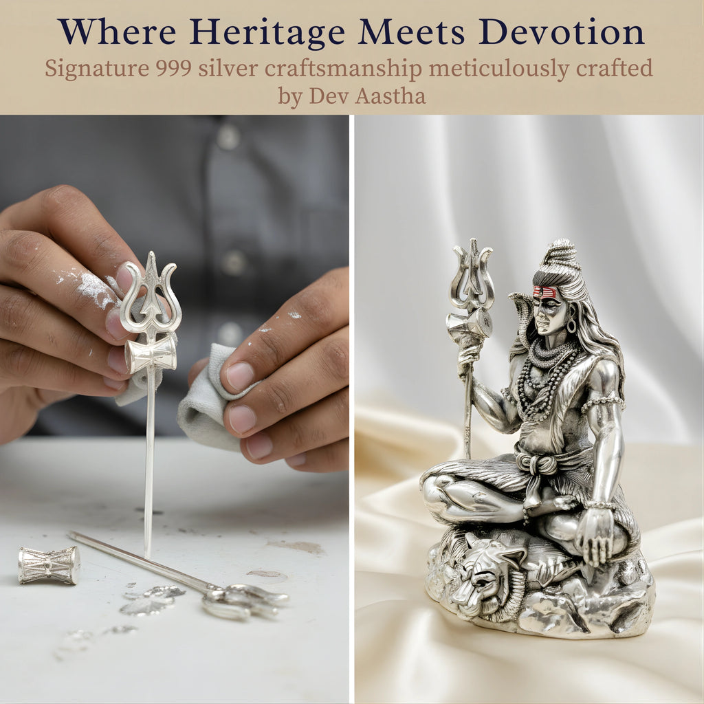 Lord Shiva Silver-Plated Idol | Standard (3.7")