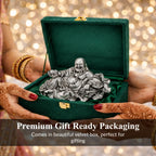 Laughing Buddha Silver-Plated Idol | Standard (4")