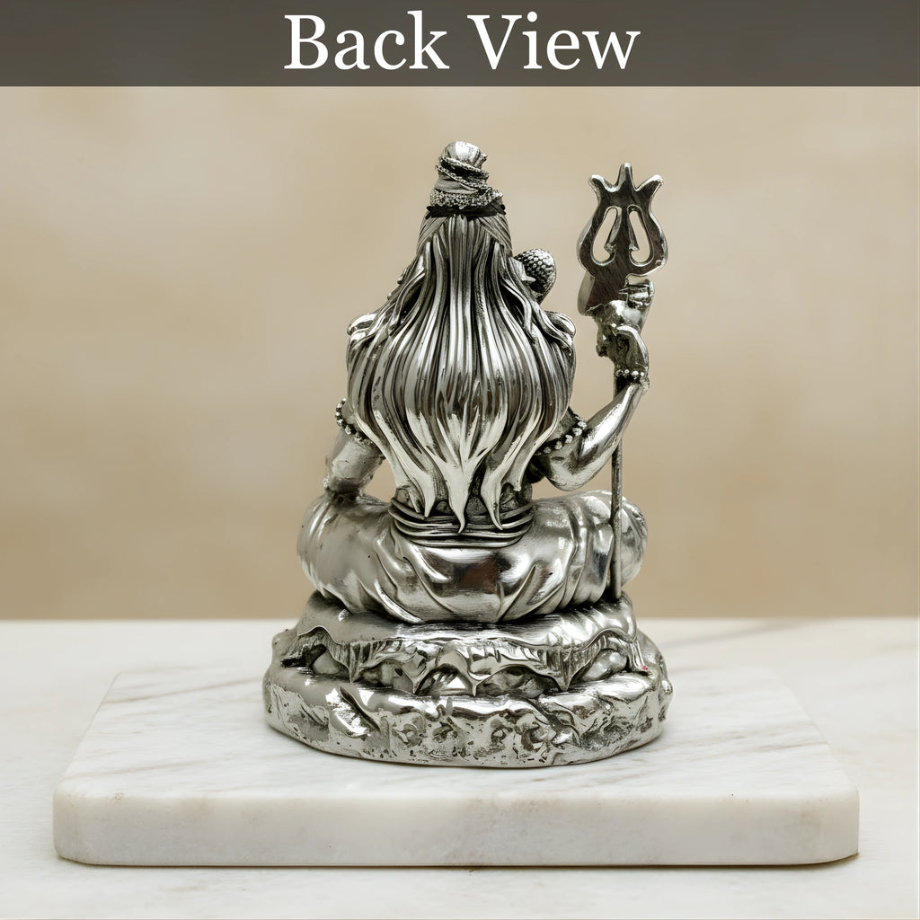 Lord Shiva Silver-Plated Idol | Standard (3.7")