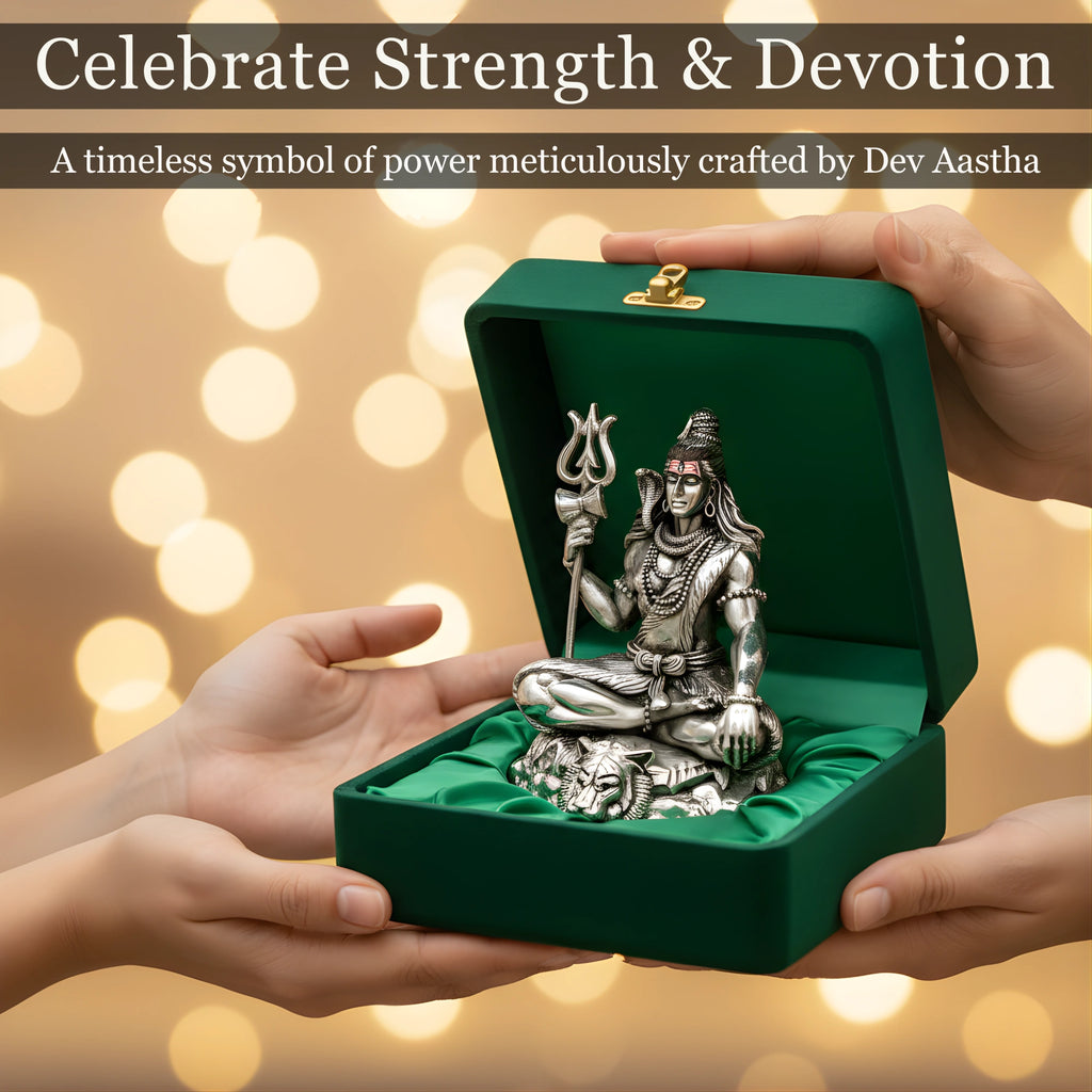 Lord Shiva Silver-Plated Idol | Standard (3.7")